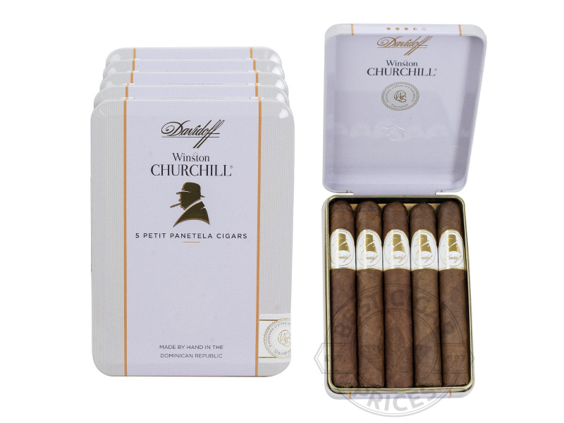 Davidoff Winston Churchill Petit Panetela Tin Of 5 - Tin - 5 Total Cigars
                                                                                             
                                    1-2 Week