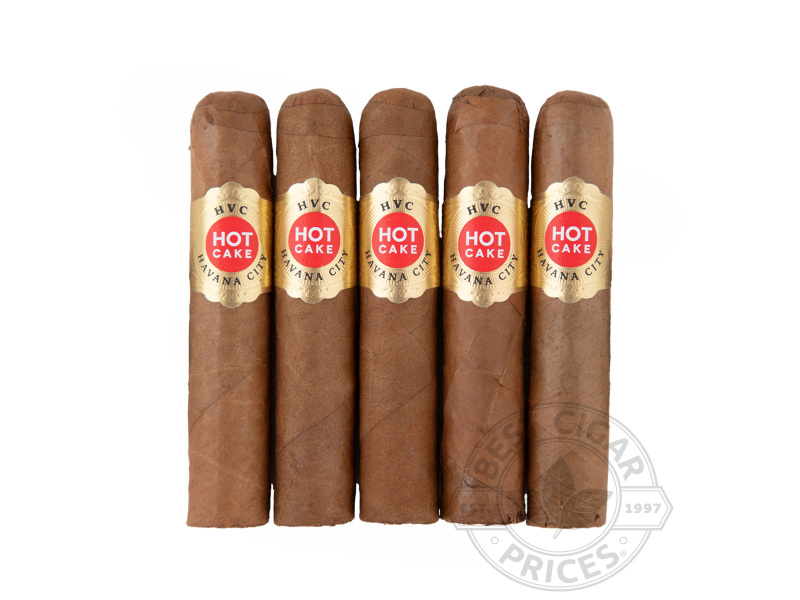 HVC Hot Cake Golden Line Connecticut Half Corona - 5 Cigars