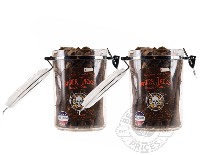 Trader Jack's Kickin' Cigars Midnight Jar 2x Deal - 60 Cigars