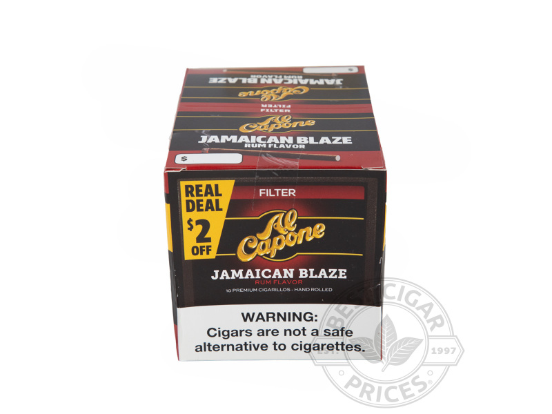 Al Capone Jamaican Blaze - Small Packs: 100 Cigarillos