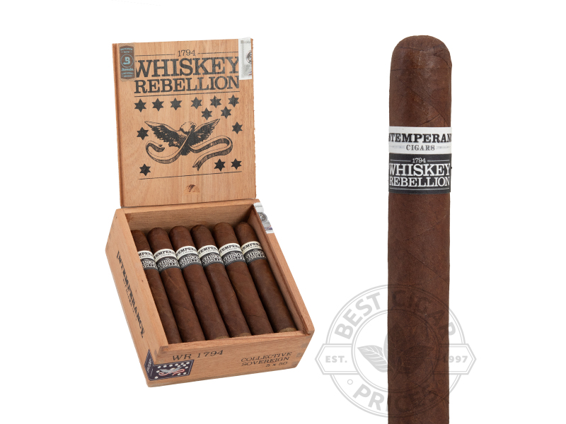 Roma Craft Intemperance Whiskey Rebellion 1794 Collective Sovereign Cigars - 12 Cigars