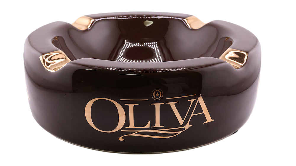 Oliva Round Ceramic Ashtray