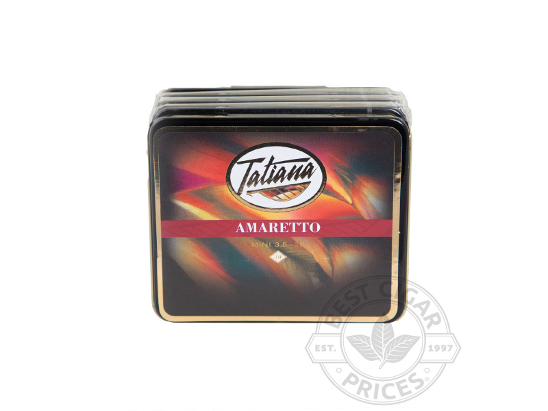 Tatiana Miniature Amaretto Tin - 50 Cigarillos