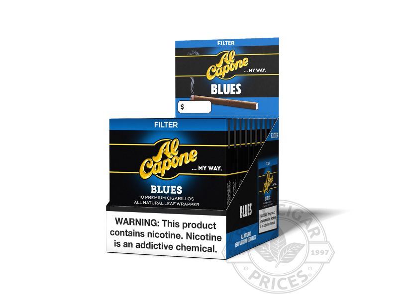 Al Capone Blues Filter 2x Deal - Small Packs: 100 Cigarillos