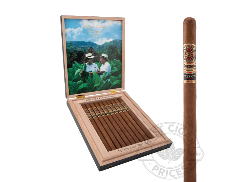 Fuente Fuente OpusX The Lost City LE Carlito's A Black Travel Humidor Set - 10 Cigars in Humidor