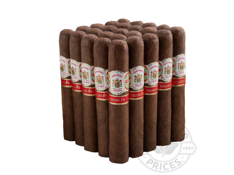Gran Habano Robusto #5 Corojo - Bundle - 25 Total Cigars