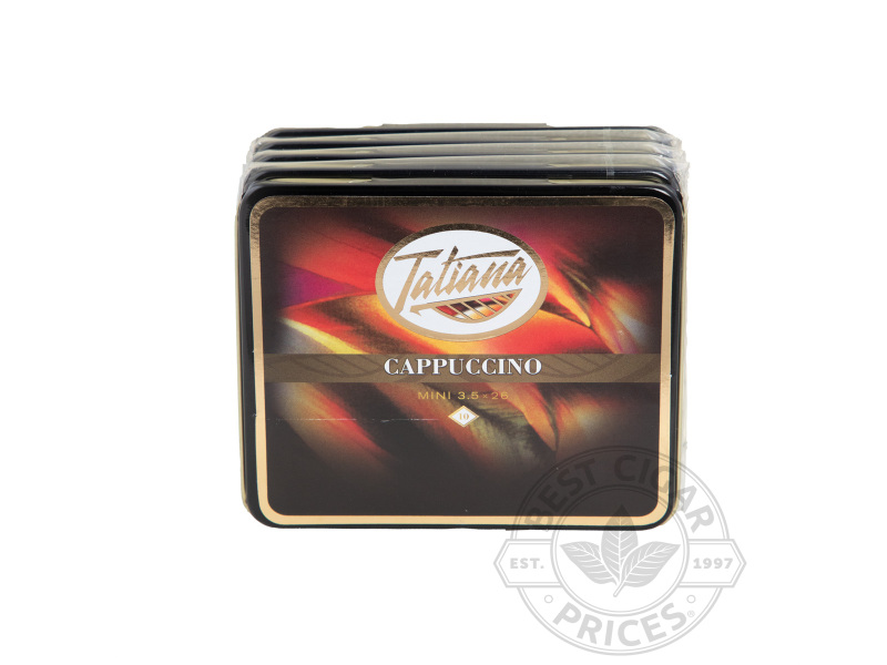 Tatiana Miniature Cappuccino Tins  50count - 50 Cigarillos
