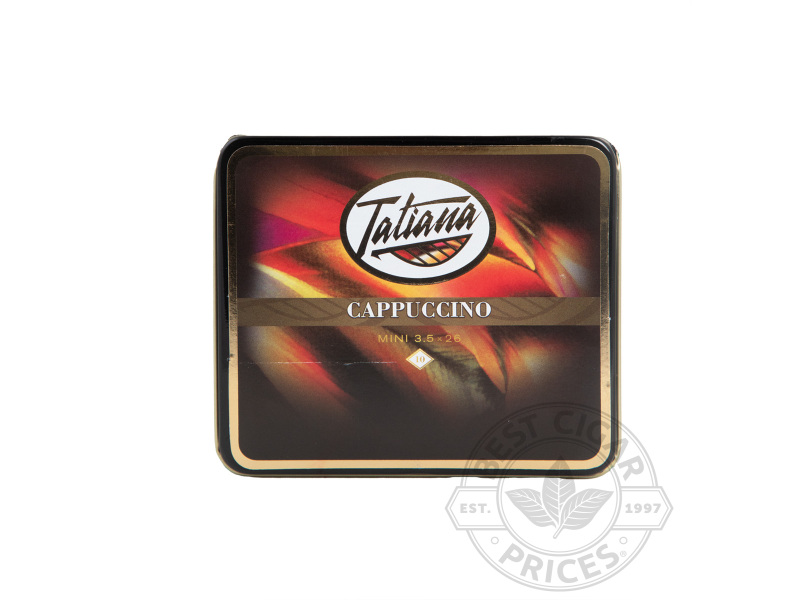 Tatiana Miniature Cappuccino Tins  50count - Tin - 10 Total Cigars