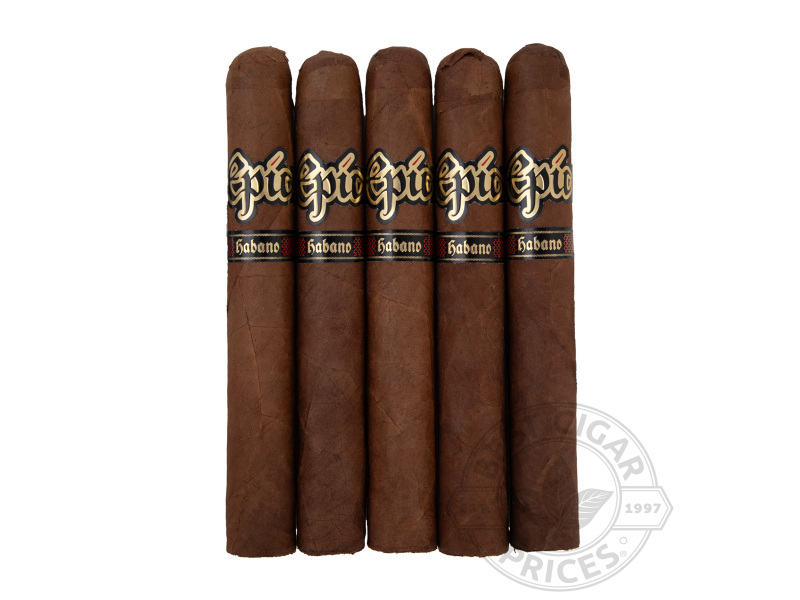 Epic Cigars Habano Toro - 5 Cigars