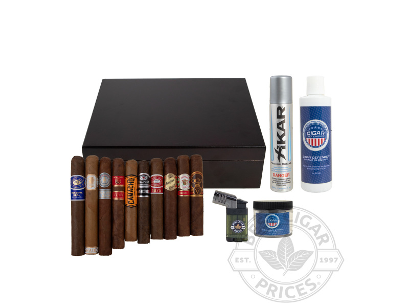 Cigarter Kit 10cigar Sampler - 10 Cigars in Humidor