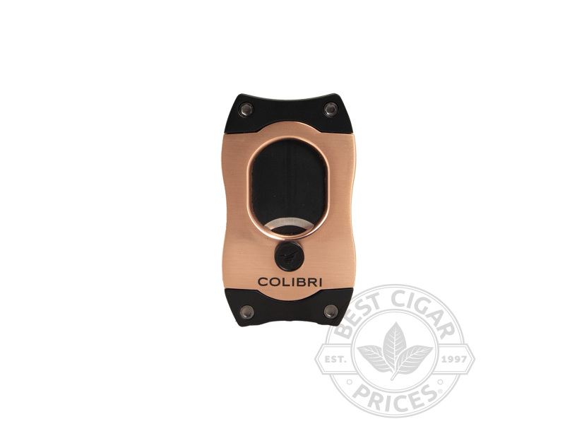 Colibri Scut Cigar Cutter  Rose Gold & Black - Box of 20