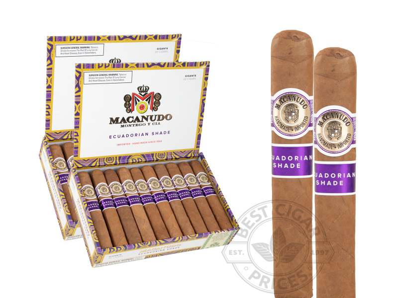 Macanudo Ecuadorian Shade Gigante Box-pressed 2x Deal - 40 Cigars