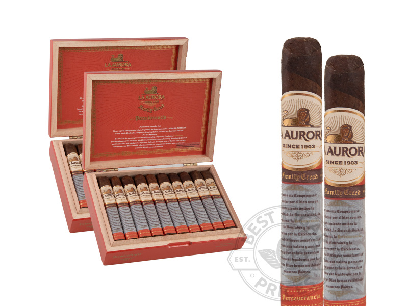 La Aurora Family Creed Perseverancia Robusto Box-pressed 2x Deal - 40 Cigars