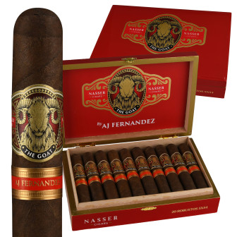 Nasser The Goat Maduro By AJ Fernandez Robusto 5 Pack