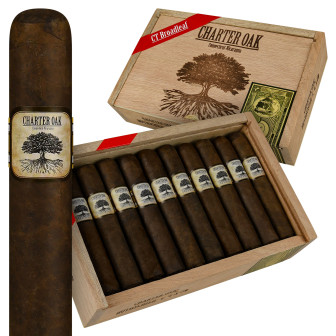 Charter Oak Connecticut Broadleaf Maduro Petite Corona 20 Pack