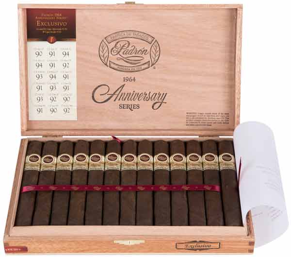 Padron Anniversario Serie 1964 Exclusivo | Padron 1964 Exclusivo Natural (5.5" X 50) | Box of 25