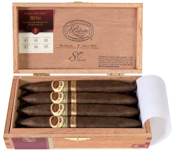 Padron Anniversario Serie 1926 80th Anniversario Natural (6.7" X 54) | Box of 8