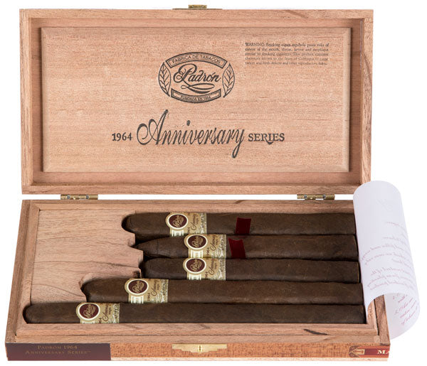Padron Anniversario Serie 1964 5 Cigar Gift Pack Natural | Box of 5