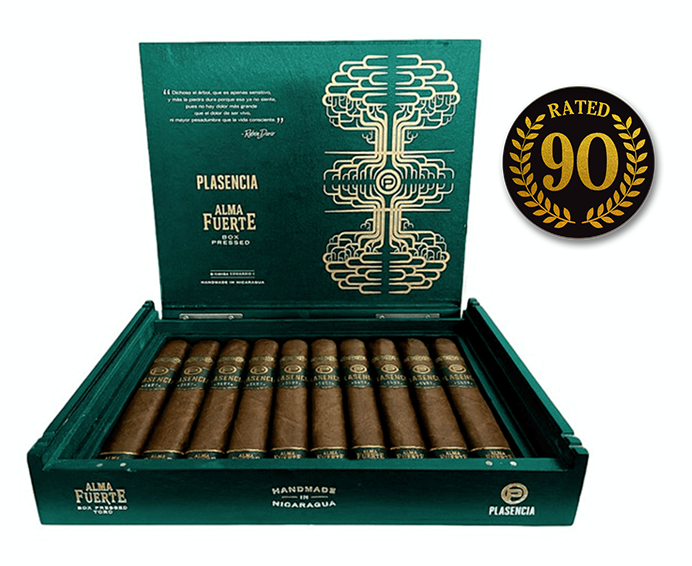 Plasencia Alma Fuerte Colorado (Green Box) | Robustus II (5.1" X 55) | Box of 10