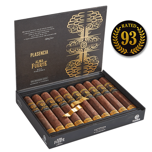 Plasencia Alma Fuerte (Dark Box) | Nestor IV Toro (6.25" X 54) | Box of 10