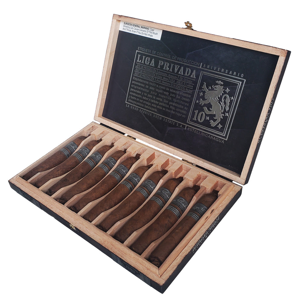 Drew Estate Liga Privada Aniversario 10 | Toro (6.0"x52) | Box of 10