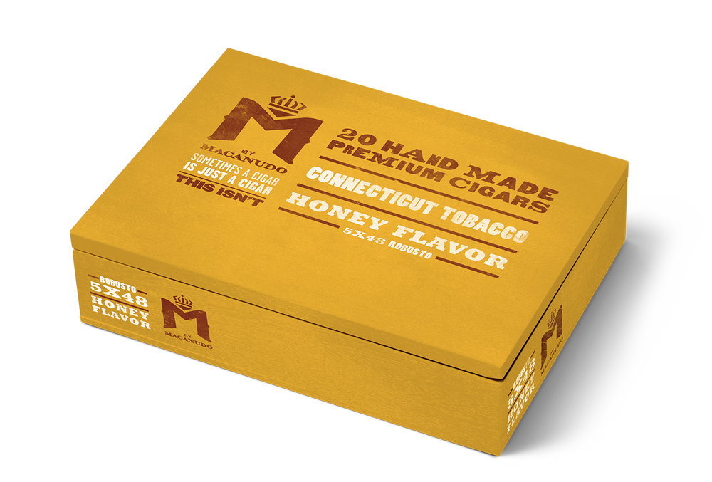 M by Macanudo Honey | Robusto (5.0"x48) | Box of 20