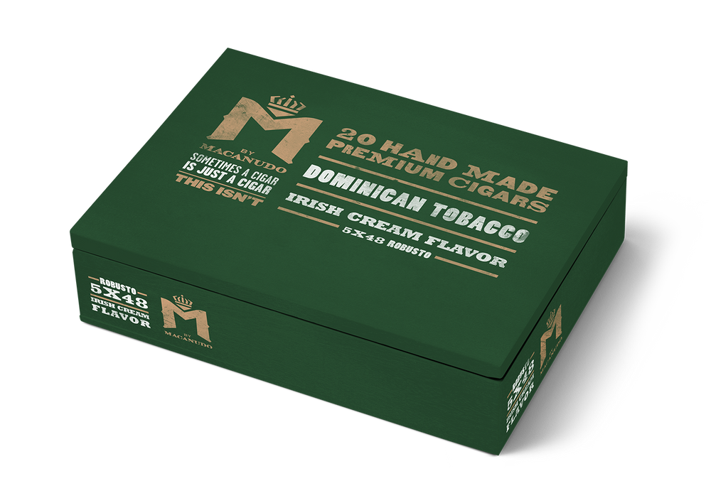 M by Macanudo Irish Cream | Robusto (5.0"x48) | Box of 20