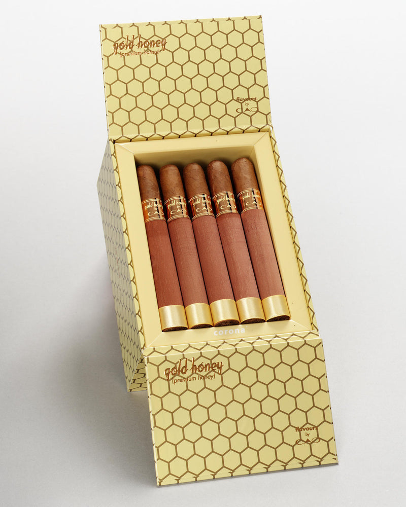 CAO Gold Honey | Honey Corona (5.2" X 42) | Box of 20