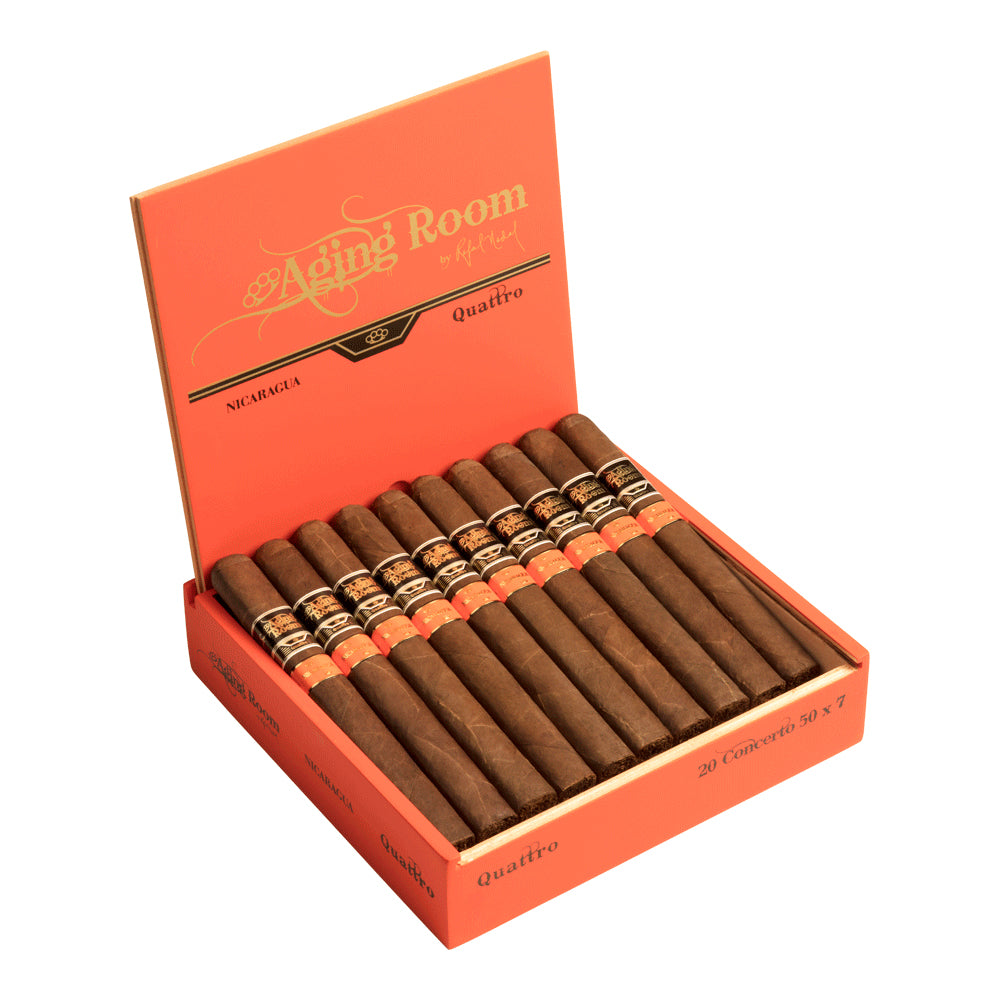 Aging Room Quattro Nicaragua | Espressivo (Robusto) (5.0"x50) | Box of 20