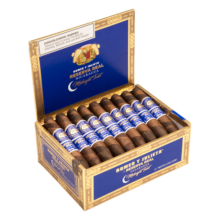 RYJ Reserva Real Nicaragua Midnight Twist | Twisted Toro (6" x 54) | Box of 25