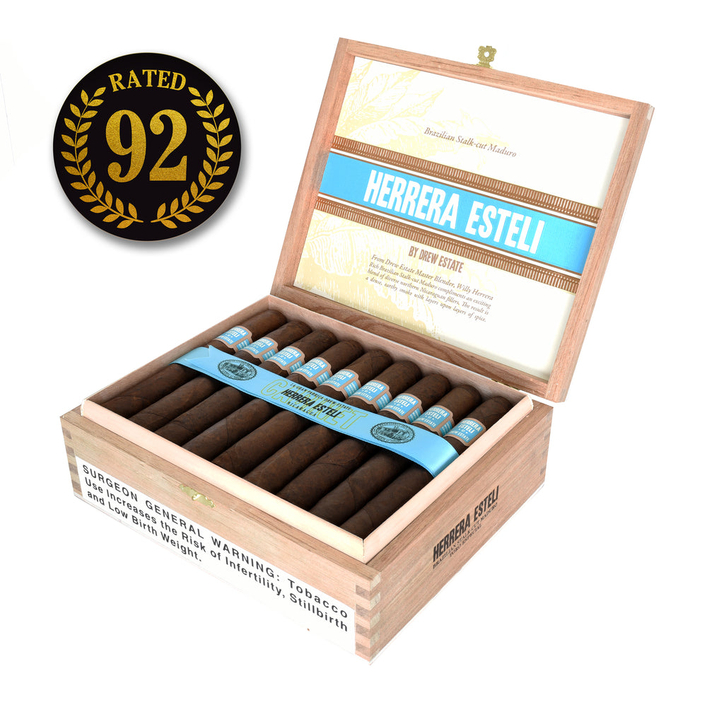 Drew Estate Herrera Esteli Brazilian Maduro | Lonsdale Deluxe (6.0"x44) | Box of 25