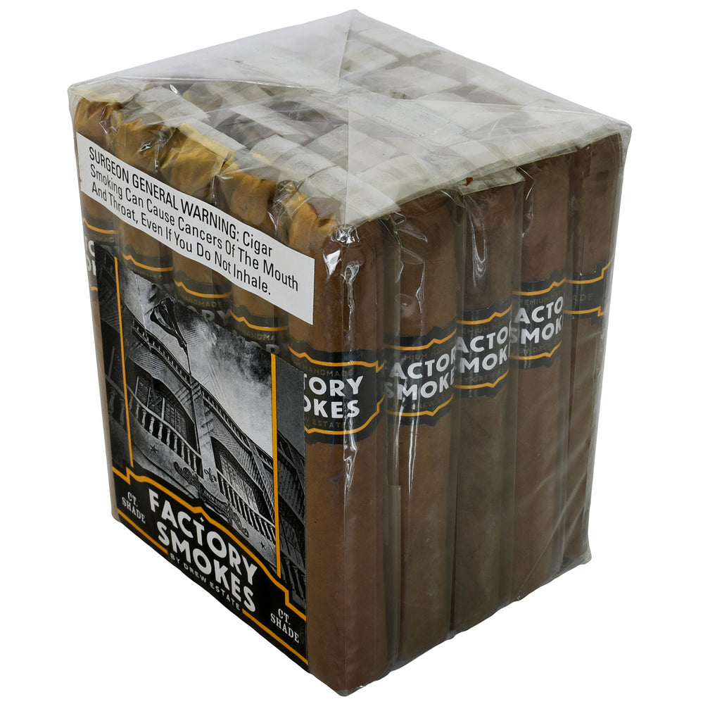 Drew Estate Factory Smokes Connecticut Shade | Robusto (5.0"x54) | Box of 25