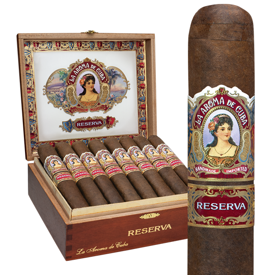 La Aroma de Cuba Reserva | Pomposo (Gordo) (6.5"x60) | Box of 24