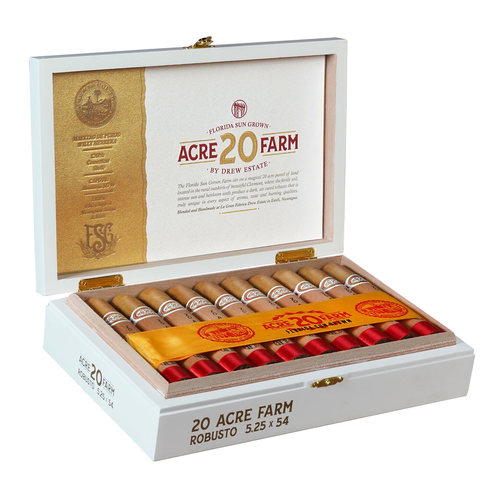 Drew Estate 20 Acre Farm | Robusto (5.2"x54) | Box of 20