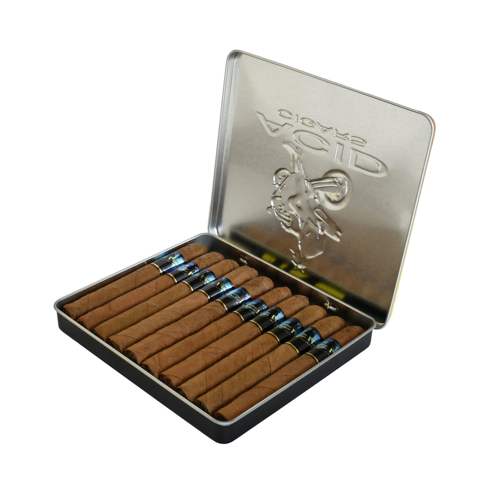 ACID Krush Cigarillos Tin by Drew Estate | Krush Gold Sumatra (Cigarillos) (4.0"x32) | Box of 50