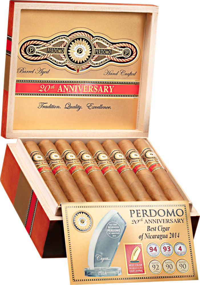 Perdomo 20th Anniversary Connecticut | Epicure (Toro) (6.0"x56) | Box of 24