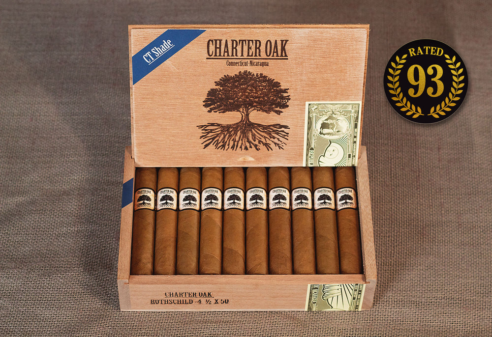 Foundation Charter Oak Connecticut Shade | Grande Connecticut (Gordo) (6.0"x60) | Box of 20