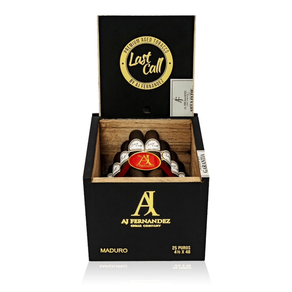 AJ Fernandez Last Call Maduro | Chiquitas (3½ x 50) | Box of 25