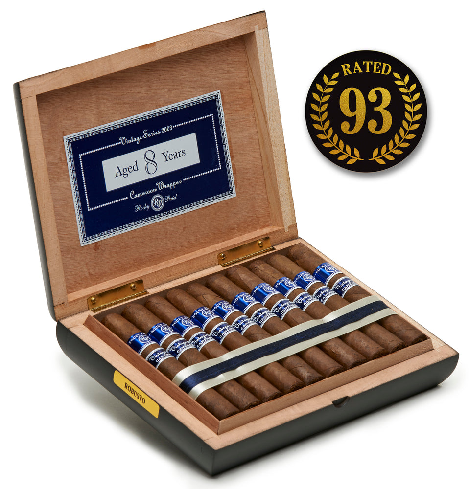 Rocky Patel Vintage 2003 Cameroon | Six By Sixty (6" X 60) | Box of 20