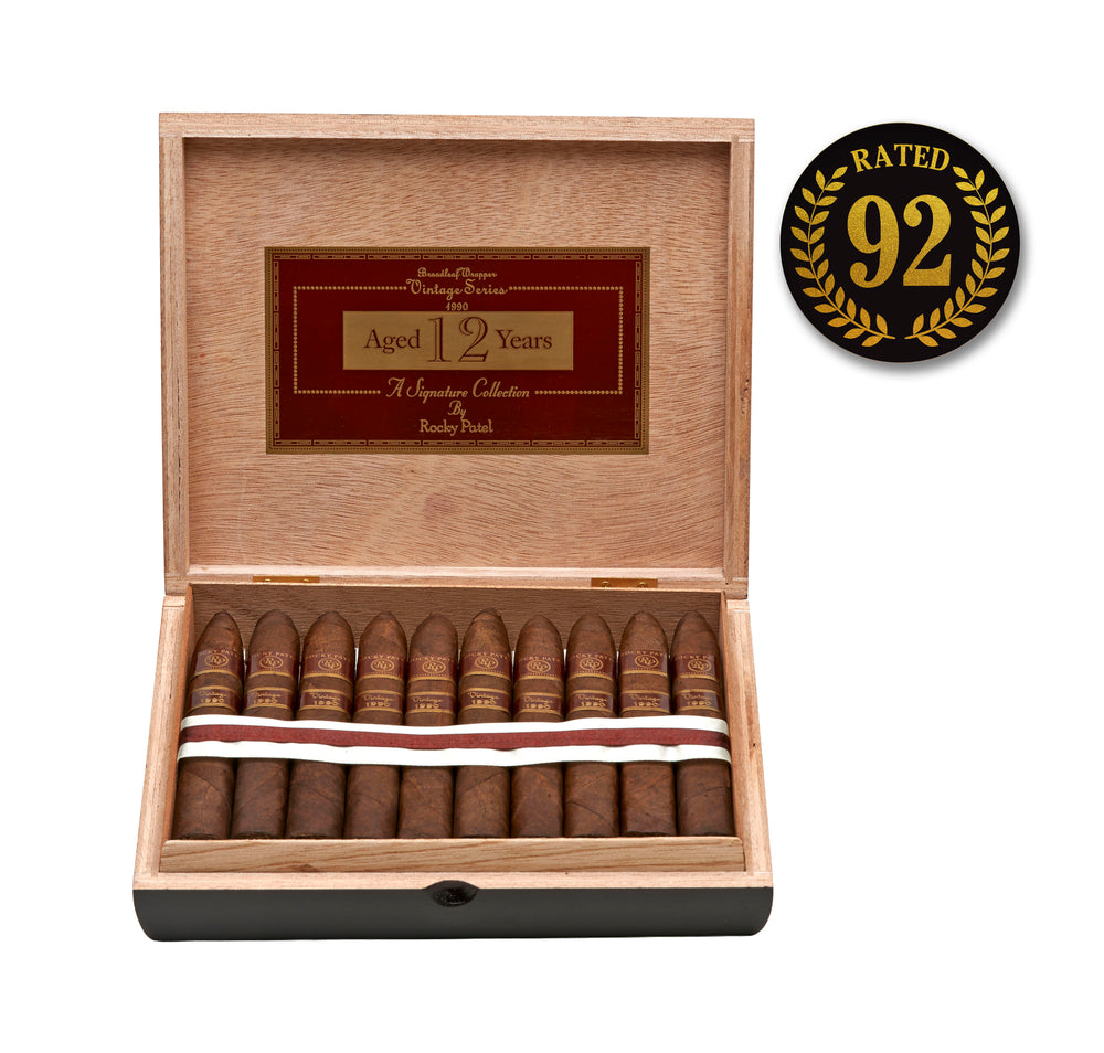 Rocky Patel Vintage Series 1990 Broadleaf | Six By Sixty (6" X 60) | Box of 20