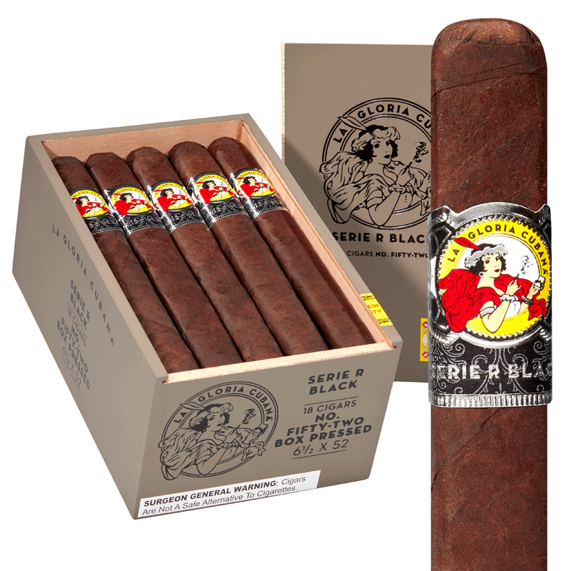 La Gloria Cubana Serie R Black Box of 18