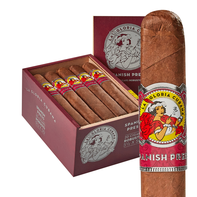 La Gloria Cubana Spanish Press Box of 20