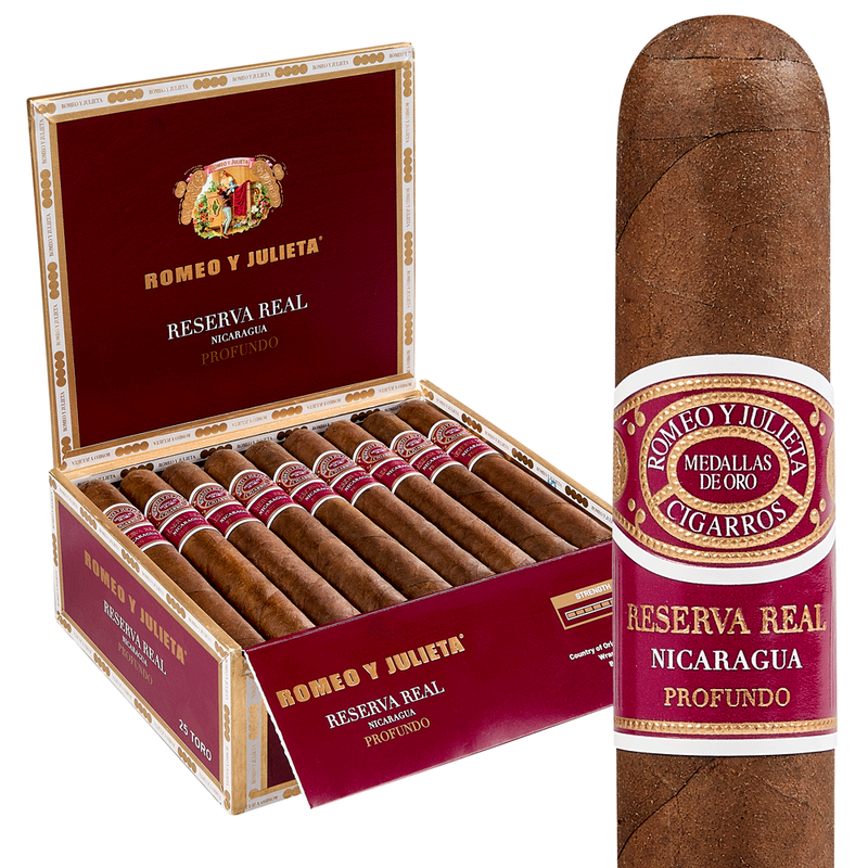 Romeo Y Julieta Reserva Real Nicaragua Profundo Box of 25