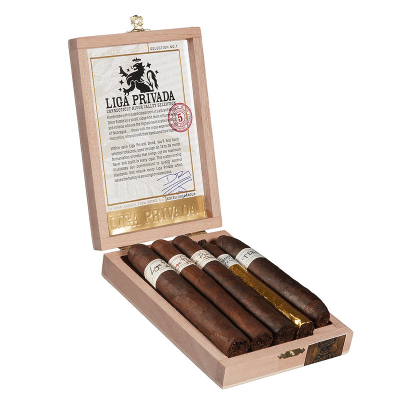 Liga Privada Connecticut River Valley Selection Sampler Toro 5-Cigar Sampler