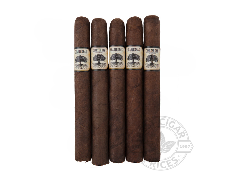 Charter Oak Connecticut Broadleaf Petite Corona - 5 Cigars