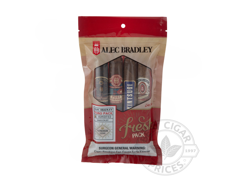 Alec Bradley Toro Fresh Pack Sampler - 4 Cigars
