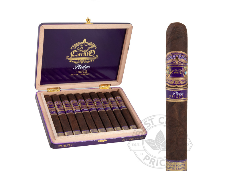 Pledge By E.p. Carrillo Purple Toro Cigars - 10 Cigars