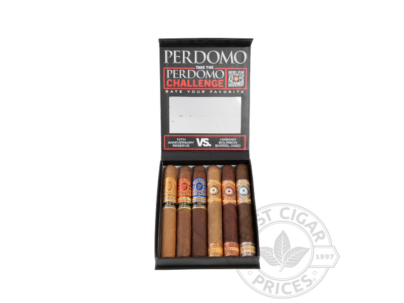 Perdomo Challenge 6 Pack Sampler - 6 Cigars