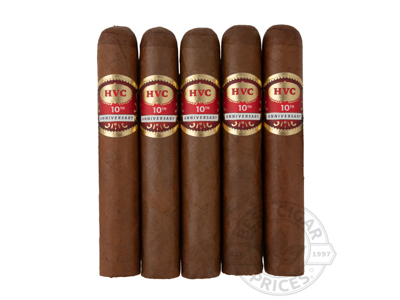 Hvc 10th Anniversary Robusto Cigars 5pack - 5 Cigars