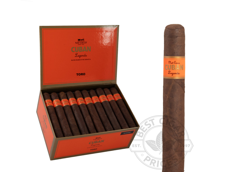Nat Cicco Cuban Legends Maduro Toro Cigars - 40 Cigars